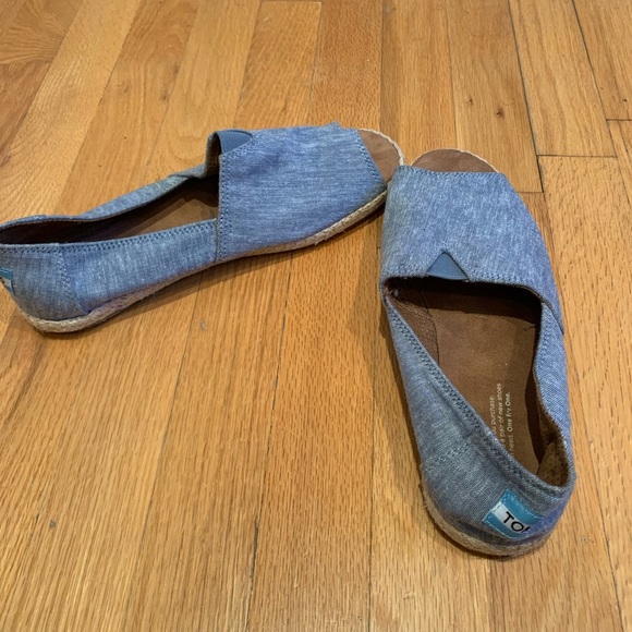 Toms Denim Espadrilles Sandal - Picture 2 of 4